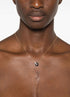 18kt rose gold Promesse onyx necklace